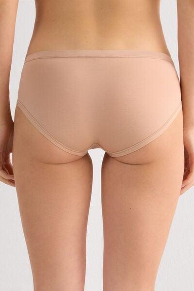Beige Ultralight Flat Seams Briefs, Soft Beige, large image number 4