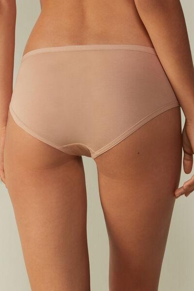 Beige Ultralight Flat Seams Briefs, Soft Beige, large image number 5