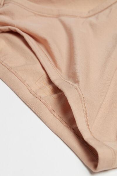 Beige Ultralight Flat Seams Briefs, , large image number 7