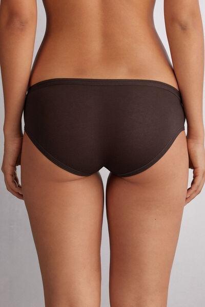 Brown Ultralight Cotton Briefs, 5601_705J, large image number 3