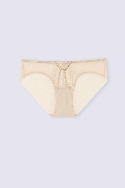 Beige Living In Luxe Briefs, , large image number 2