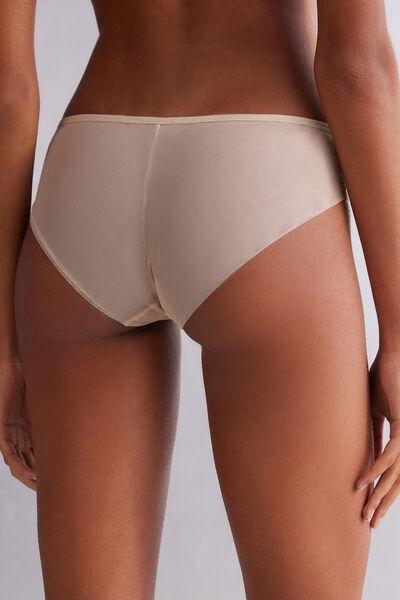 Beige Living In Luxe Briefs, , large image number 3