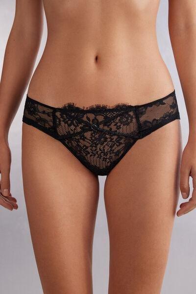 Black A Special Moment Briefs, , large image number 0