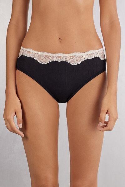 Black Effortless Beauty Knickers, , medium