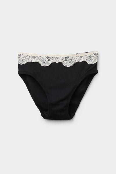 Black Effortless Beauty Knickers, , large image number 2