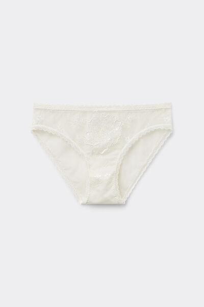 Ivory Glisten In Light Briefs, Powder White, large image number 2