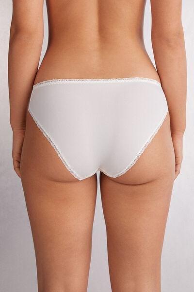 Ivory Glisten In Light Briefs, Powder White, large image number 3