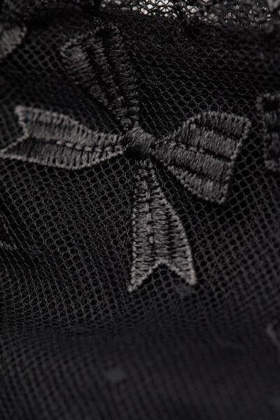 Black Frou Frou Romance Panty, Black, large image number 4