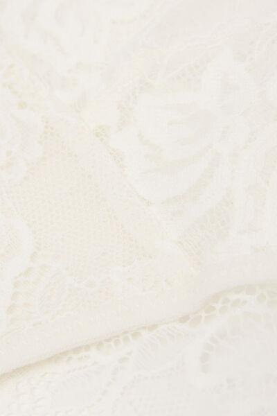 White Simplest Pleasures Lace Briefs, , large image number 4