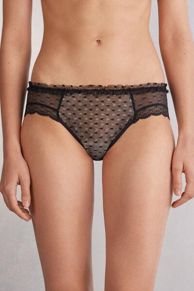 Black Cool Elegance Knickers, , large image number 0