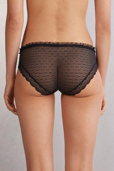 Black Cool Elegance Knickers, , large image number 3