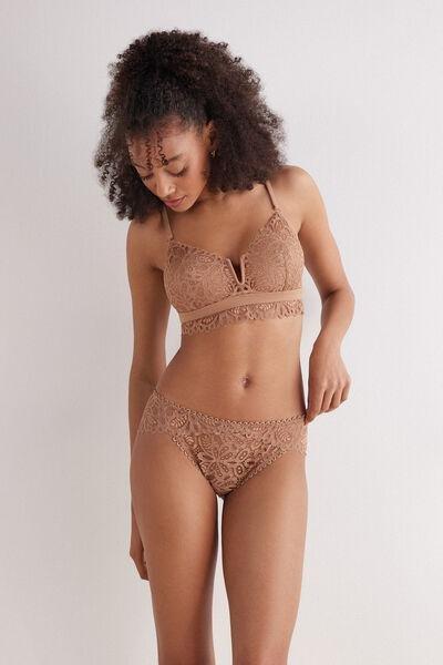 Brown Italian Riviera Knickers, Medium Beige, large image number 1