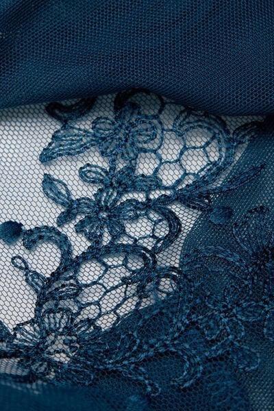 Blue Luxury Dreams Floral Embroidery Knickers, 5601_937J, large image number 6