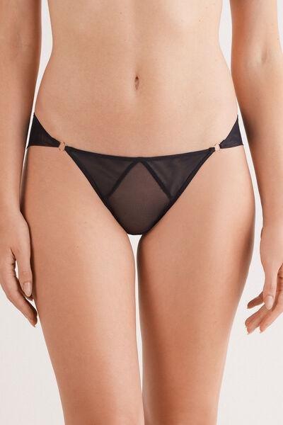 Black Modern Attitude Briefs, , large image number 0
