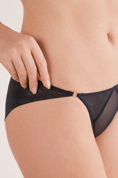 Black Modern Attitude Briefs, Black, large image number 5
