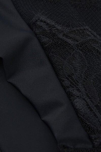 Black Playful Glamour Lace Knickers, Black, large image number 4