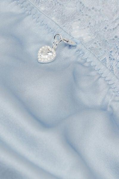 Blue Silky Flowers Lace Knickers, 5601_060K, large image number 4