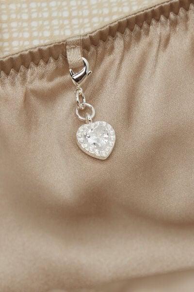 Beige Silky Flowers Silk And Lace Knickers, 5601_447J, large image number 4