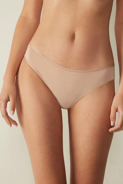 Beige Ultralight Microfibre Briefs, , large image number 0