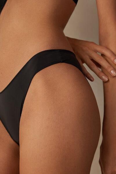 Intimissimi - Black Ultralight Microfibre Low-Rise Briefs