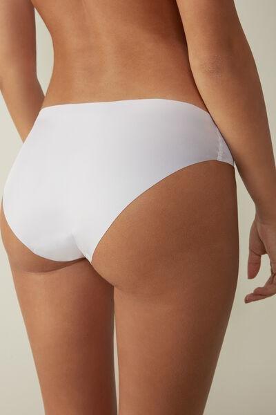 White Seamless Microfibre Briefs, , large image number 6