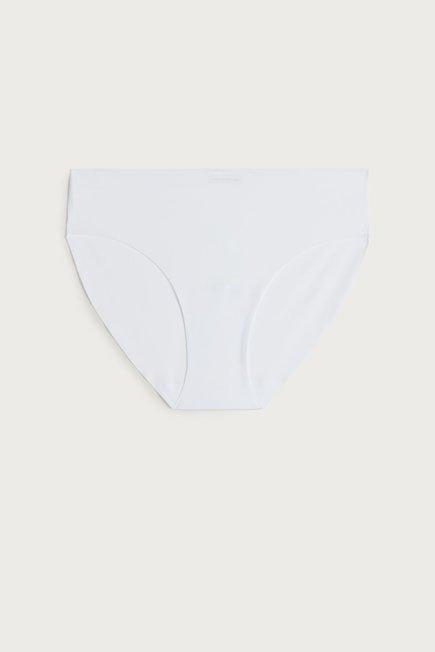 White Seamless Raw-Edge Briefs, , large image number 10