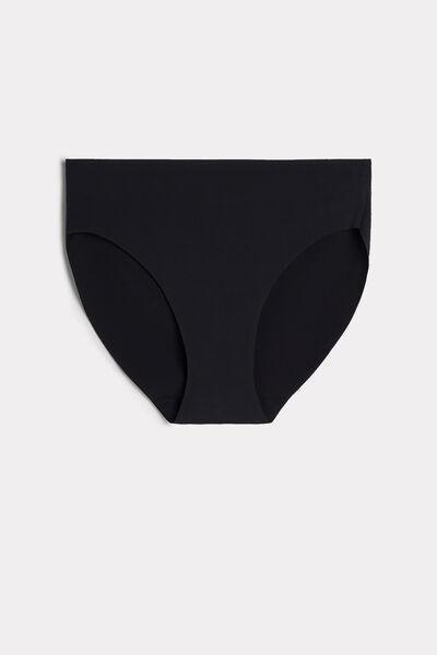 Black Seamless Microfibre Briefs, , large image number 4