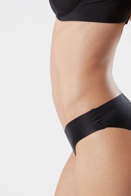 Black Seamless Microfibre Briefs, , large image number 5