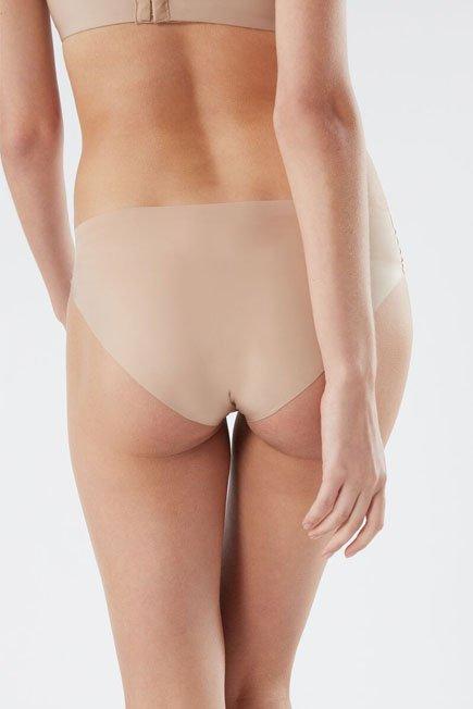 Beige Seamless Microfibre Briefs, , large image number 5