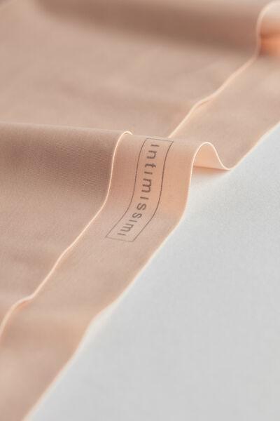 Beige Seamless Microfibre Briefs, , large image number 6