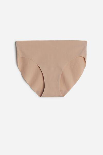 Beige Seamless Microfibre Briefs, , large image number 8