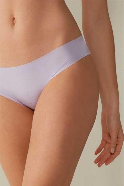 Intense Blue Seamless Microfibre Snug-Fit Panties, Women, Intense Blue, large image number 0