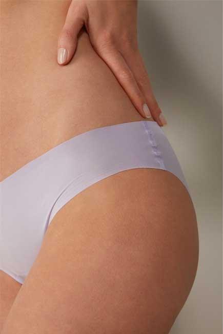 Intense Blue Seamless Microfibre Snug-Fit Panties, Women, Intense Blue, large image number 2