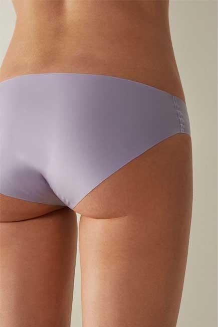 Intense Blue Seamless Microfibre Snug-Fit Panties, Women, Intense Blue, large image number 3