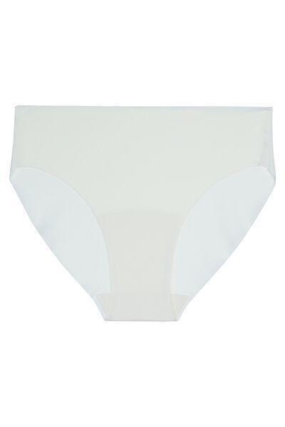 White Seamless Raw-Edge Briefs, , large image number 2