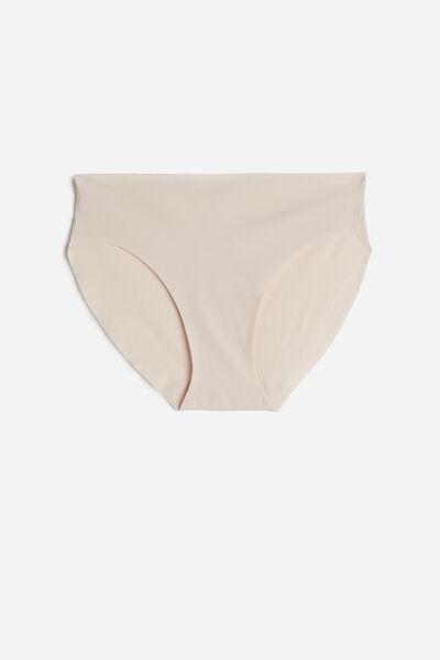 White Silk Seamless Briefs, , large image number 4