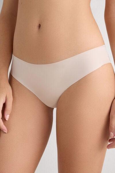 White Silk Seamless Briefs, Silk, large image number 13