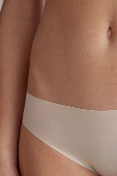 White Silk Seamless Briefs, Silk, large image number 14