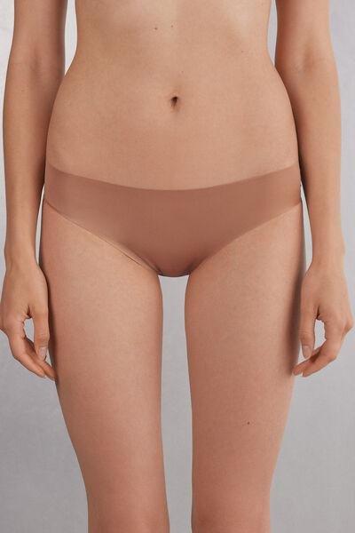 Beige Seamless Ultralight Briefs, , large image number 1