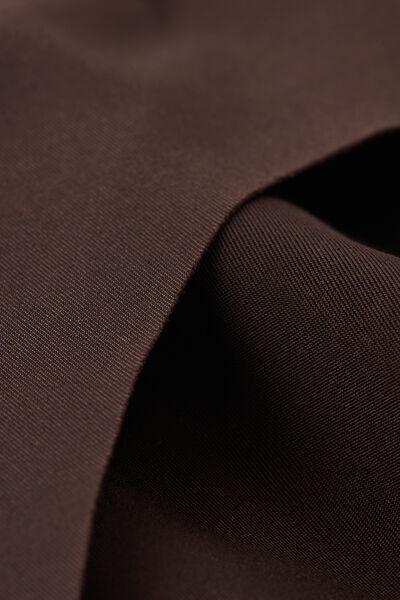 Brown Seamless Microfiber Panty, , large image number 4