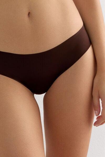 Brown Seamless Microfiber Panty, 5601_705J, large image number 5