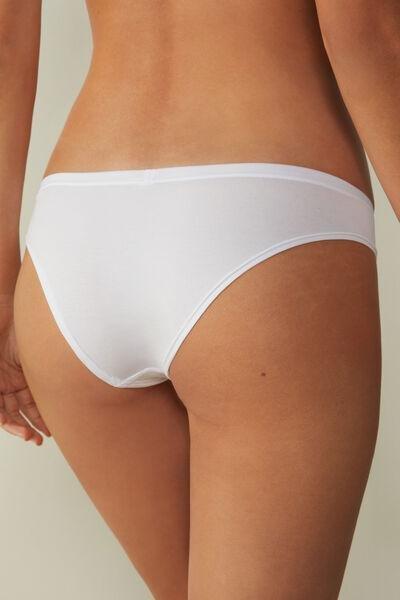 White Low-Rise Panties, , large image number 3