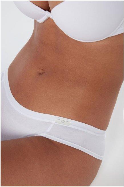 White Low-Rise Panties, , large image number 8