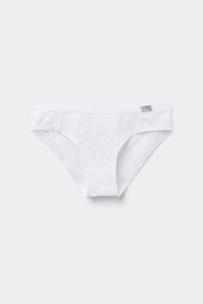 White Low-Rise Panties, White, large image number 9