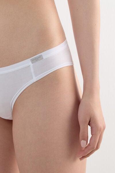 White Low-Rise Panties, White, large image number 13