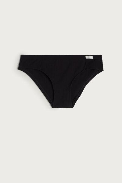 Black Low-Rise Panties, , large image number 2