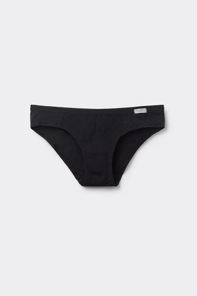 Black Low-Rise Panties, , large image number 2