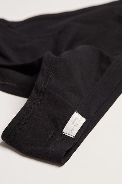 Black Low-Rise Panties, , large image number 4