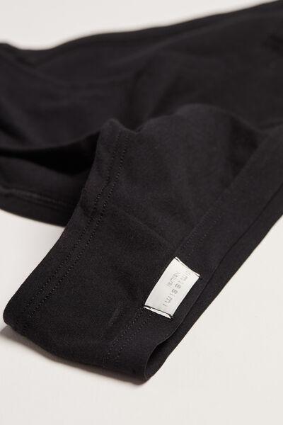 Black Low-Rise Panties, Black, large image number 7