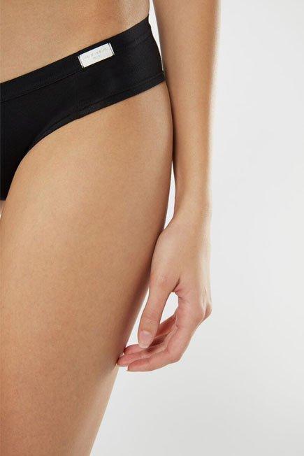 Black Low-Rise Panties, Black, large image number 8